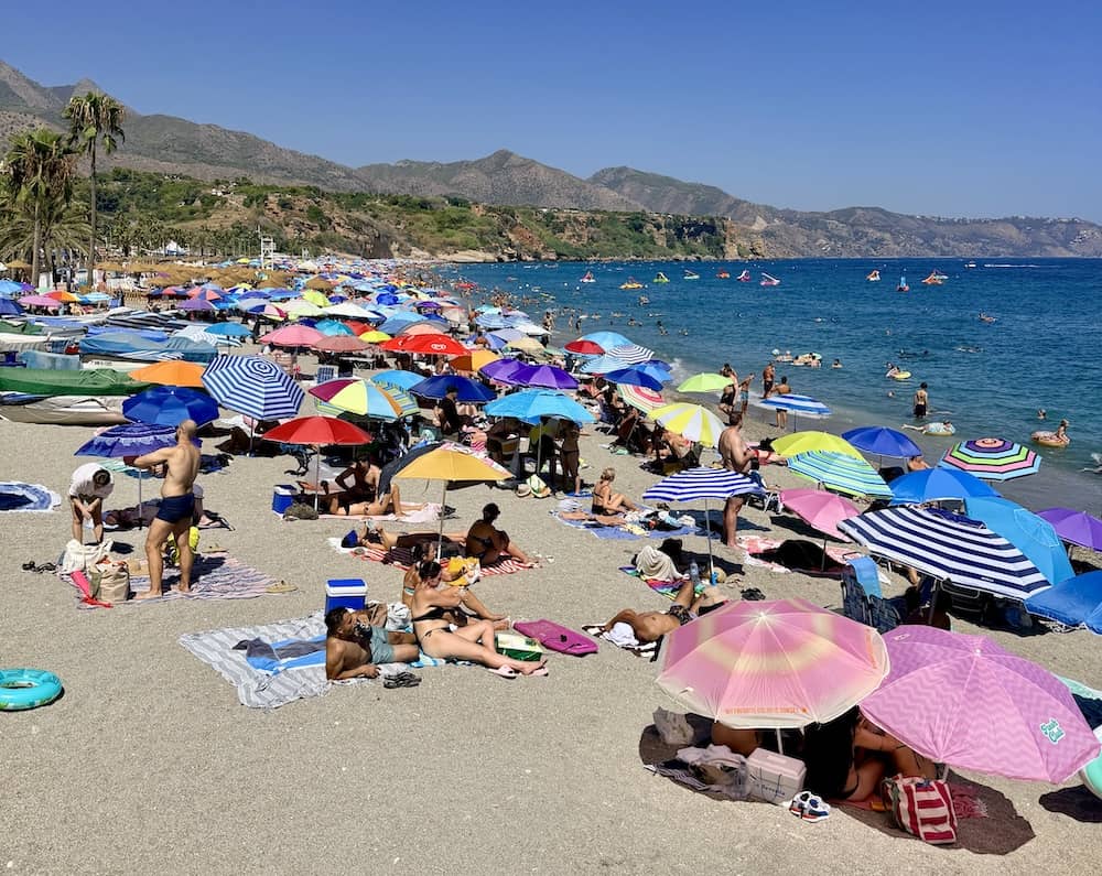 Burriana Beach, Nerja