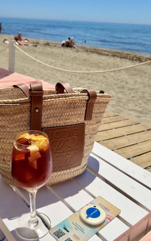 Sangria by the beach at El Fuerte Hotel 