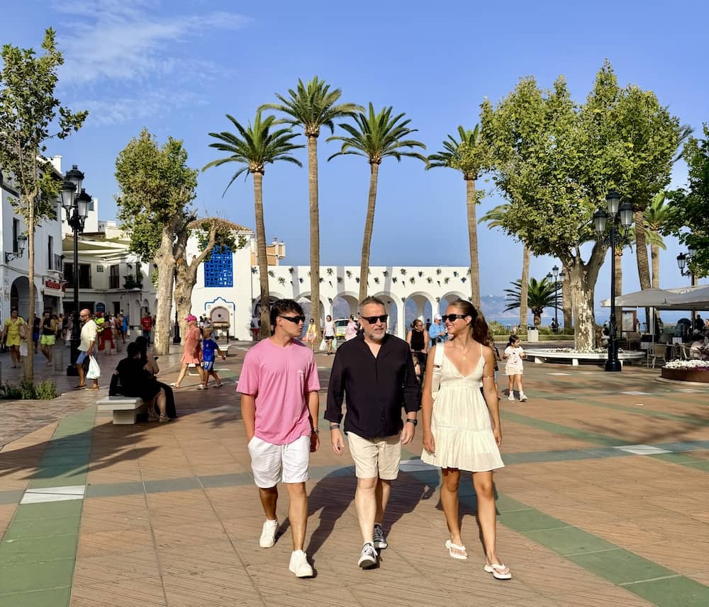 family in Nerja